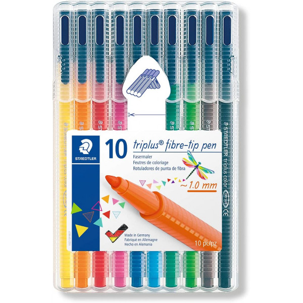 photo-10 feutres de coloriage - Pointe moyenne  - Staedtler - Triplus Color