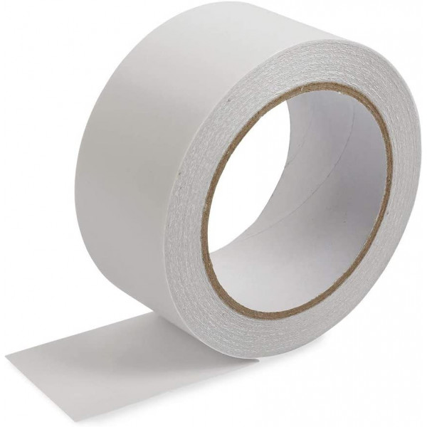 photo-Ruban adhésif - Double face - Blanc - Tous supports - 15m x 30mm