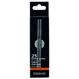 photo-Fusains - Beaux-arts - 5 à 6 mm - 25 bâtons - Sennelier