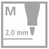 Etui carton de 12 feutres de coloriage STABILO power - pointe moyenne