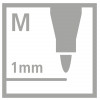 Etui carton de 30 feutres de dessin STABILO Pen 68 ARTY- pointe moyenne