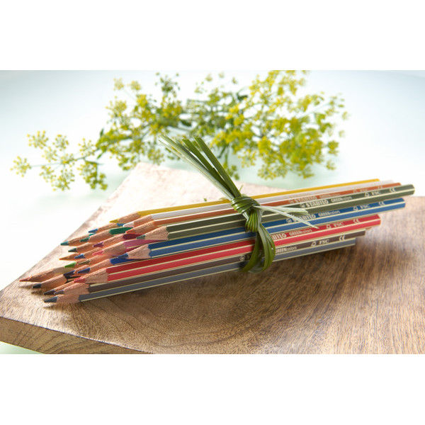Pochette de 24 crayons de couleur GREENcolors STABILO ARTY