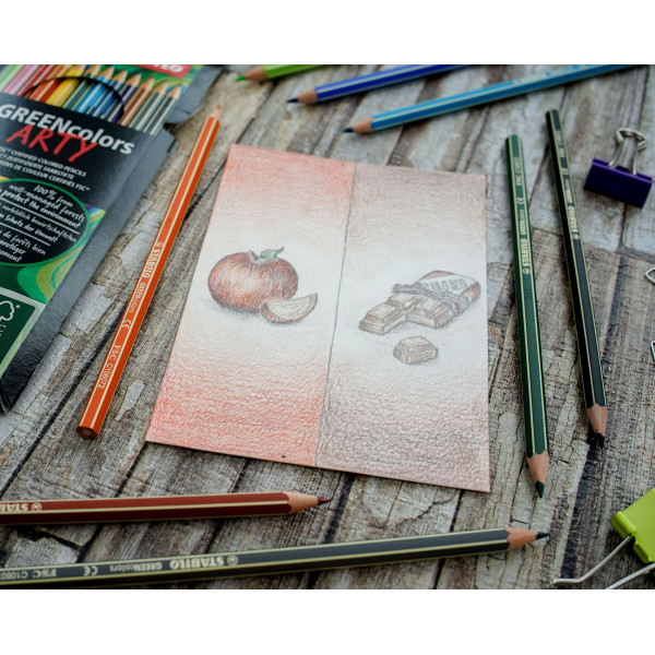 Pochette de 24 crayons de couleur GREENcolors STABILO ARTY