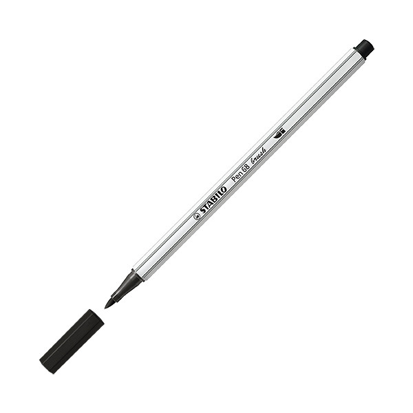 Etui carton de 12 feutres pinceau STABILO Pen 68 brush ARTY - pointe pinceau