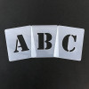 Set de pochoirs 5 cm - Alphabet n°2 - Qbix