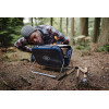 Barbecue portable - Pour pique-nique camping - Bleu - Acier inoxydable