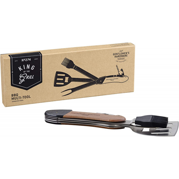 Accessoire pour barbecue - Spatule - Pinceau - Fourchette - Décapsuleur - Tire-bouchon