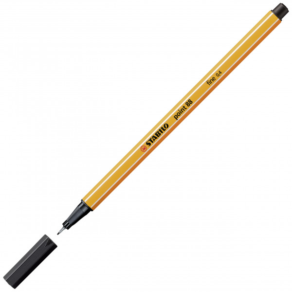 Etui carton de 65 feutres fins STABILO point 88 ARTY - pointe fine