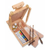 photo-Coffret - Chevalet - Peinture à l'huile - Sennelier - Rive gauche - 10 tubes de 21ml
