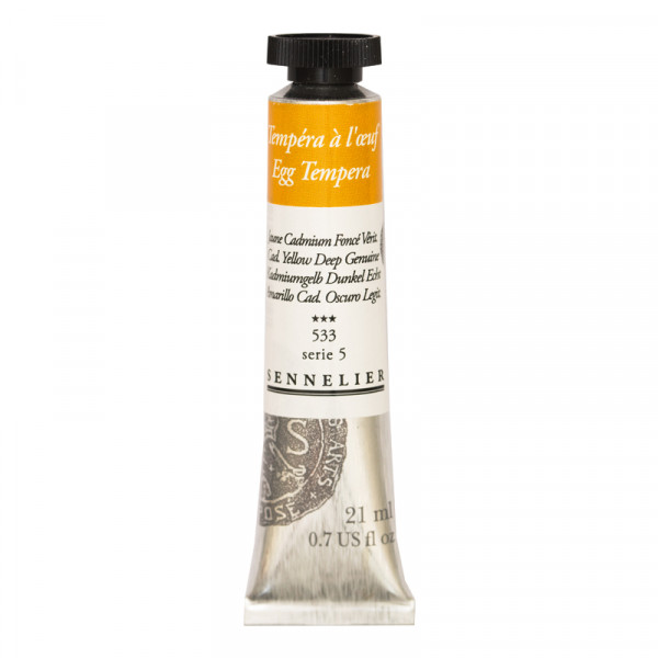 Coffret - Tempéra à l'œuf - Sennelier - 15 tubes de 21ml - Assortiment