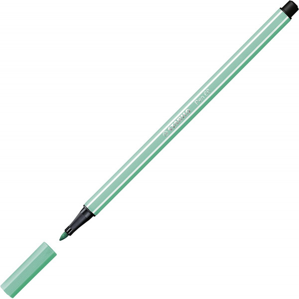 Feutre de dessin STABILO Pen 68 - pointe moyenne - Vert de glace 13