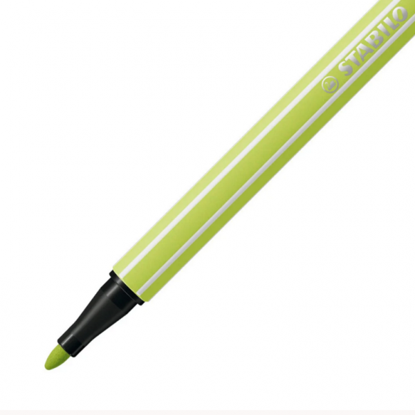 Feutre de dessin STABILO Pen 68 - pointe moyenne - Citron vert 14