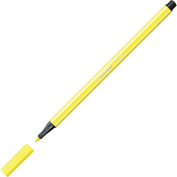 Feutre de dessin STABILO Pen 68 - pointe moyenne - Jaune citron 24