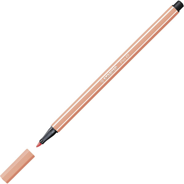 Feutre de dessin STABILO Pen 68 - pointe moyenne - Rose abricot 26