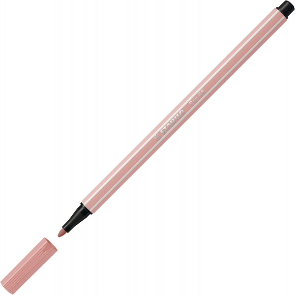 Feutre de dessin STABILO Pen 68 - pointe moyenne - Rose poudré 28