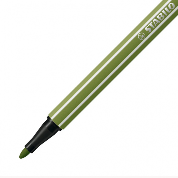 Feutre de dessin STABILO Pen 68 - pointe moyenne - Vert mousse 35