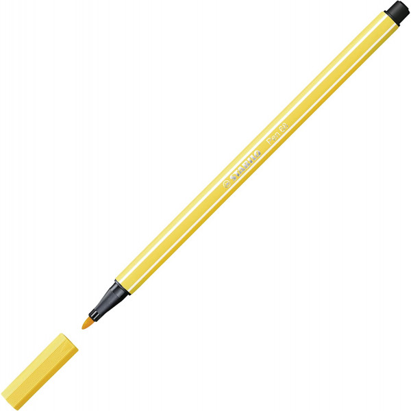 Feutre de dessin STABILO Pen 68 - pointe moyenne - Jaune 44
