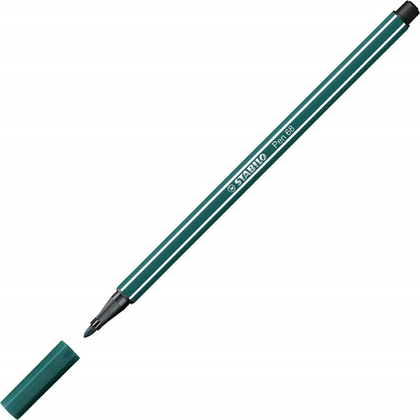Feutre de dessin STABILO Pen 68 - pointe moyenne - Vert pin 53
