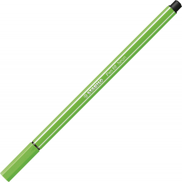 photo-Feutre de dessin STABILO point 68 - pointe moyenne - Vert fluo