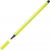 Feutre de dessin STABILO Pen 68 - pointe moyenne - Jaune fluo 024