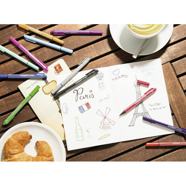 Stylo-feutre STABILO pointMax - pointe moyenne - Rose