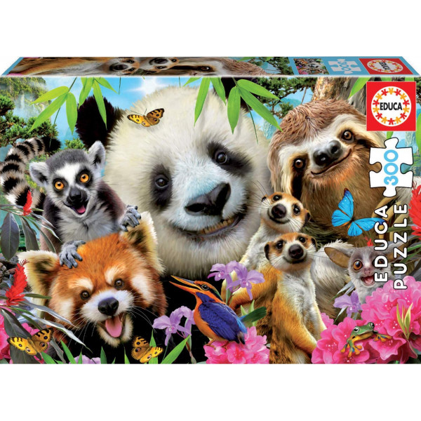 photo-Puzzle - Le selfie des animaux - 300 pièces - Educa