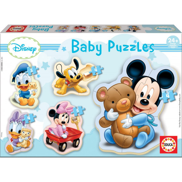 photo-Puzzle - Disney - Pour bébé - 4 pièces - Educa