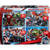 photo-Puzzle - Super héros - Avengers - Marvel - 4 puzzles - Dès 5 ans - Educa
