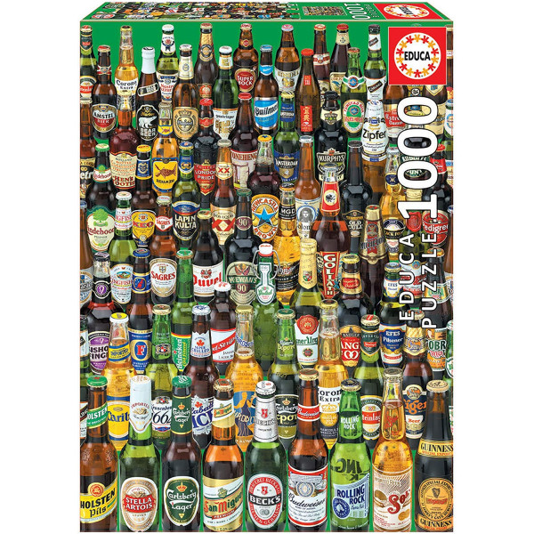 photo-Puzzle - Les bières du monde - 1000 pièces - Educa