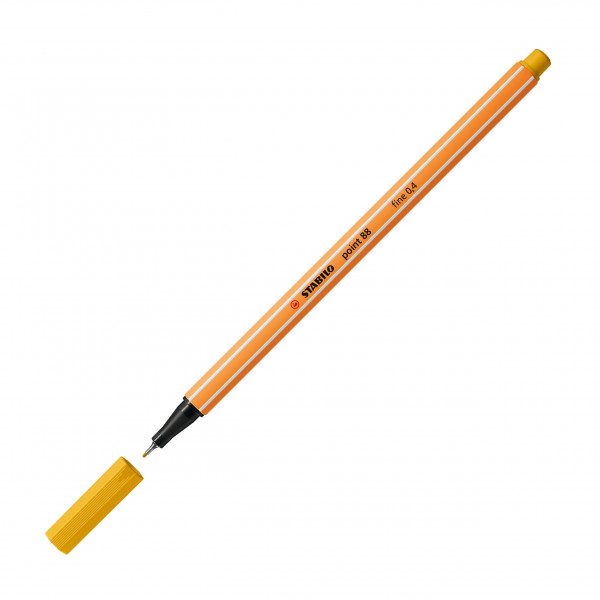 Stylo-feutre STABILO point 88 - pointe fine - Jaune curry