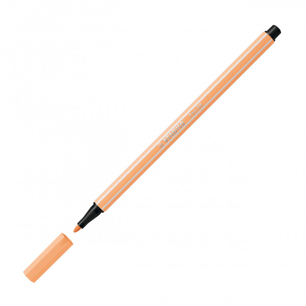 Feutre de dessin STABILO Pen 68 - pointe moyenne - Orange clair 25
