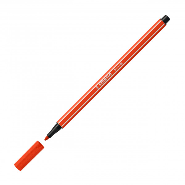Feutre de dessin STABILO Pen 68 - pointe moyenne - Orange sanguine 40