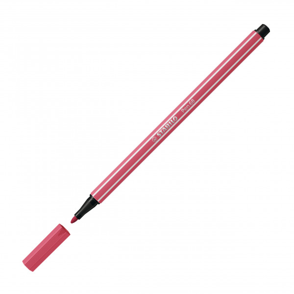Feutre de dessin STABILO Pen 68 - pointe moyenne - Rouge grenadine 49