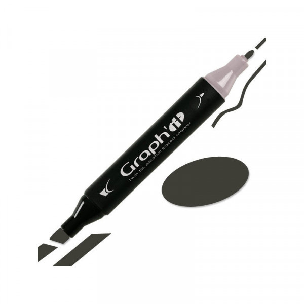 photo-Marqueur - GRAPH'IT - Noir spécial - 09905 - Deux pointes - Dessin - Illustration