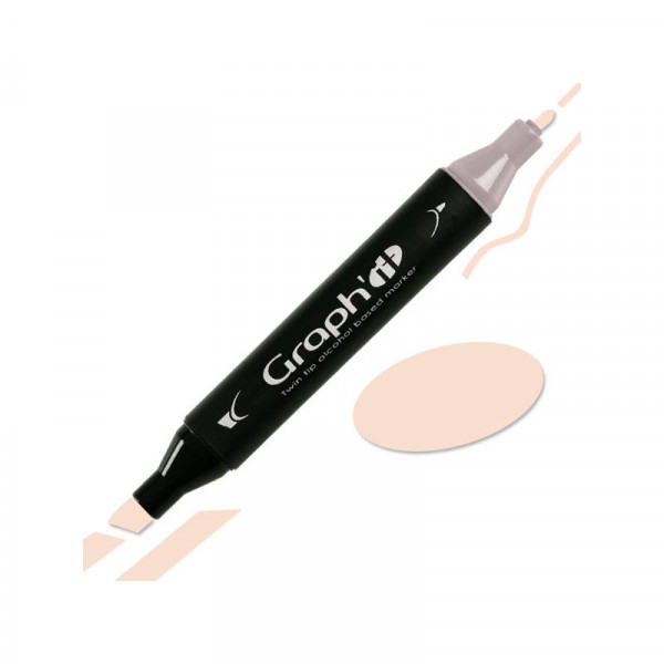photo-Marqueur - GRAPH'IT - Beige - Nude - 4150 - Deux pointes - Dessin - Illustration