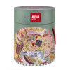 photo-Puzzle - Forme ronde - Les grands monuments - Enfant - 48 pièces - Apli Kids