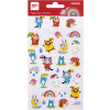 photo-Gommettes - Stickers - Animaux - Jour de pluie - 28 pièces - Apli Kids