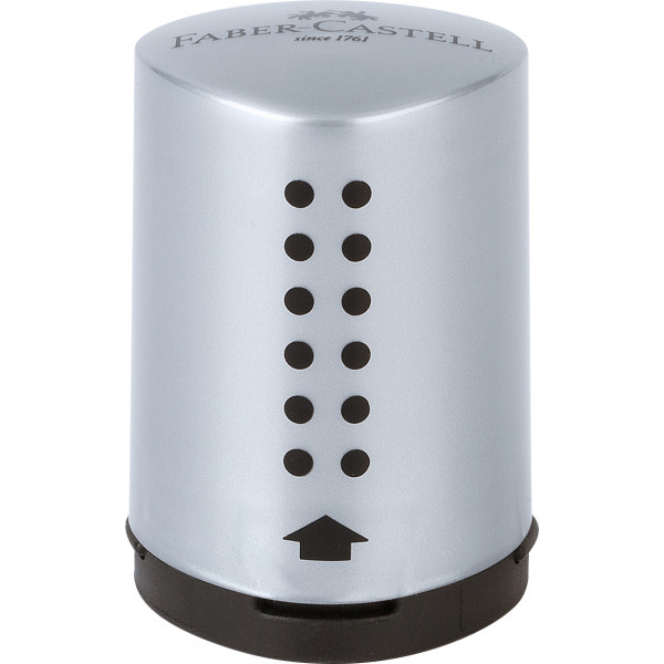 photo-Taille-crayon - Avec réservoir - Couvercle - 1 trou - Grip 2001 Mini - Faber-Castell