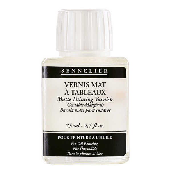 photo-Vernis mat à tableaux - Peinture à l'huile - Sennelier - 75ml