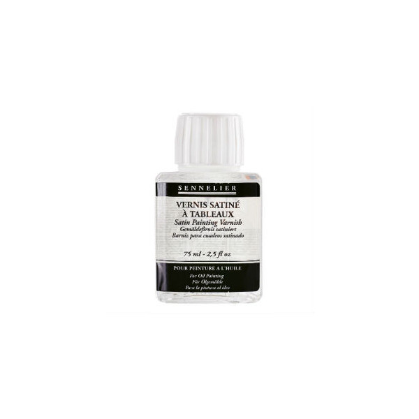 photo-Vernis satiné à tableaux - Peinture à l'huile - Sennelier - 75ml
