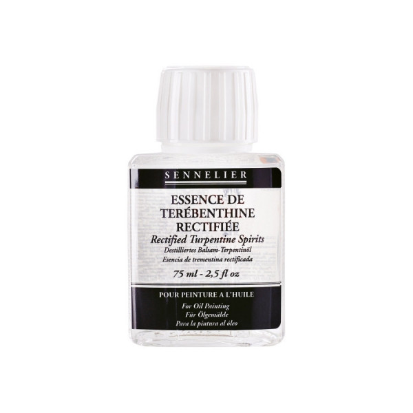 photo-Essence de Térébenthine rectifiée - Peinture à l'huile - Sennelier - 75ml