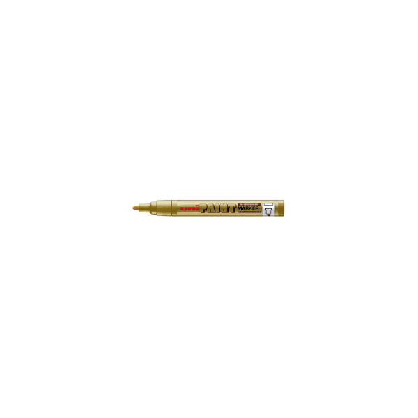 photo-Marqueur huile créatif Uni Ball Paint Marker PX-20 pointe moyenne or