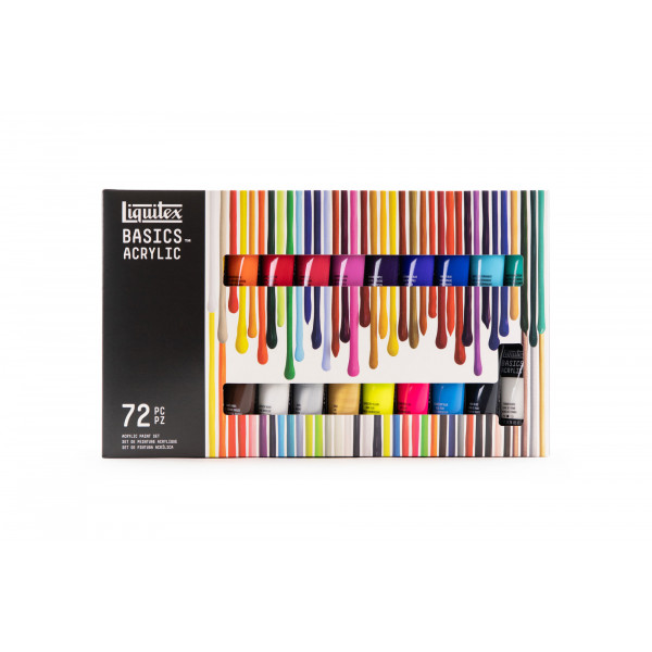 photo- Set Peinture Acrylique de 72 tubes de 22 ml - Liquitex Basics