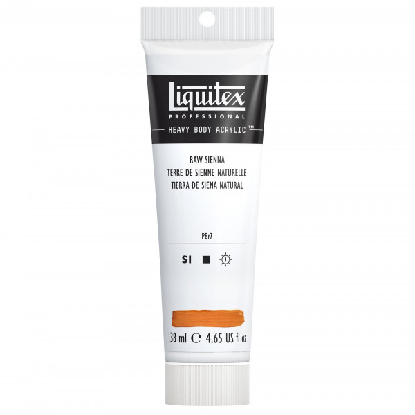 photo-Peinture acrylique - Terre de sienne - 332 - Liquitex Heavy Body - Tube de 138ml