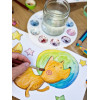 Etui carton de 5 crayons de couleur STABILO woody 3 in 1 mine bicolore + 1 taille-crayon