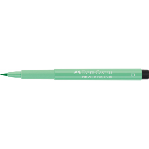 photo-Feutre à dessin - Pointe pinceau - Vert phtalo clair - Pitt Artist - Faber-Castell