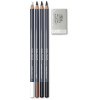 photo-5 crayons fusain - Beaux-Arts - Winsor et Newton - Studio Collection