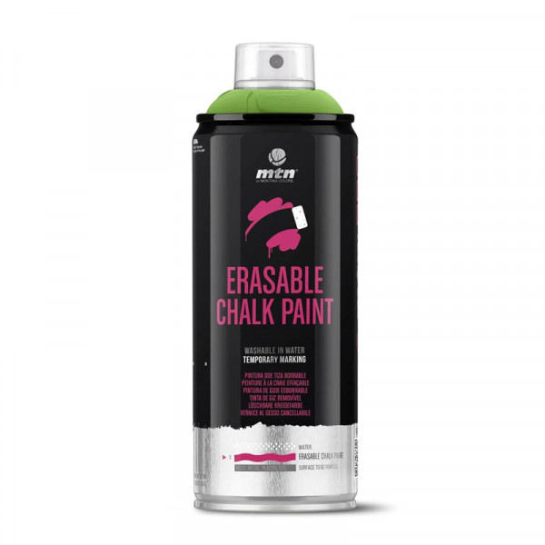 photo-Bombe de peinture - Peinture effaçable - Vert - MTN PRO Chalk - 400ml