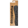 photo- 3 feuilles de papier Décopatch 30 x 40 cm motif mosaïque noir