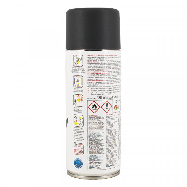 Bombe de peinture - Ardoise gris mat - Pour radiateur - Décoration - 330ml - AMT